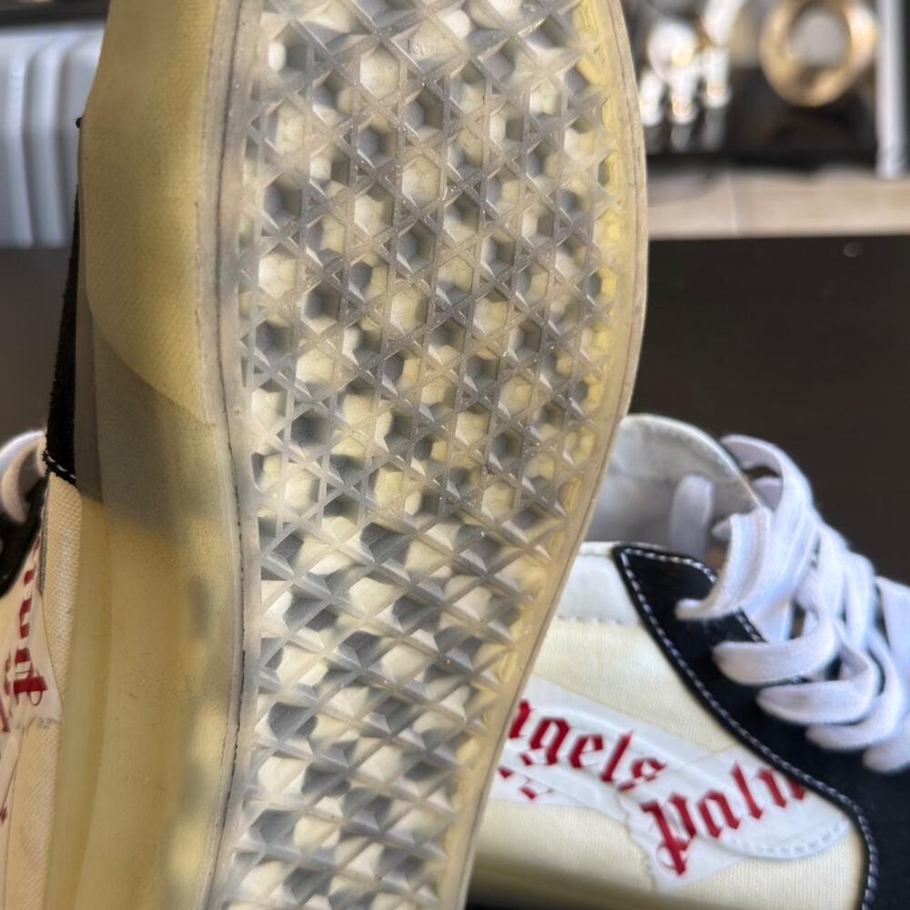 Palm Angels x Vault by Vans Sk8-Mid VLT LX VN0A7TNH78C1 Men's 9.5 - Picture 4 of 6